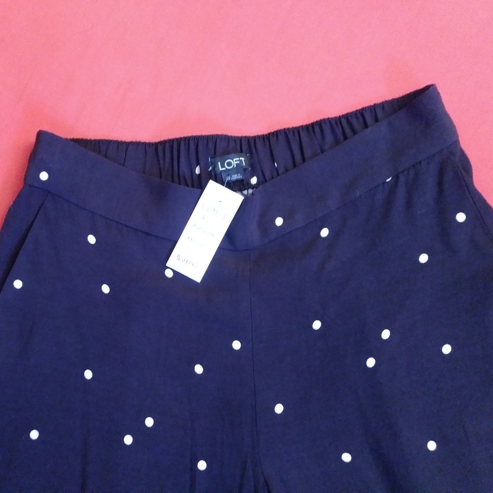 LOFT - POLKA DOT PANTS